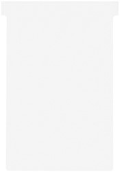 T-kaarten Nobo breedte 4 wit 112mm pk/100