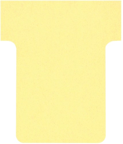 T-kaarten Nobo breedte 1,5 geel 36mm pk/100