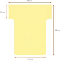 T-kaarten Nobo breedte 1,5 geel 36mm pk/100-3