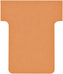 T-kaarten Nobo breedte 1,5 oranje 36mm pk/100
