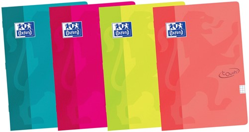 Schrift Oxford Touch A5 lijn 72blz assorti