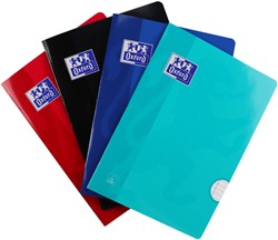 Schrift Oxford School A4 120blz gelinieerd assorti