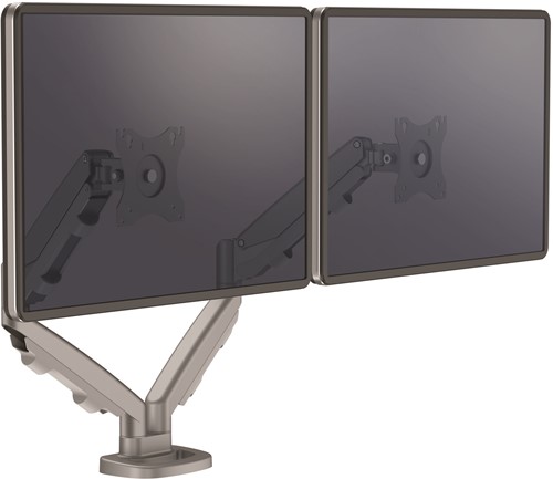 Monitorarm Fellowes Eppa dubbele arm zilver