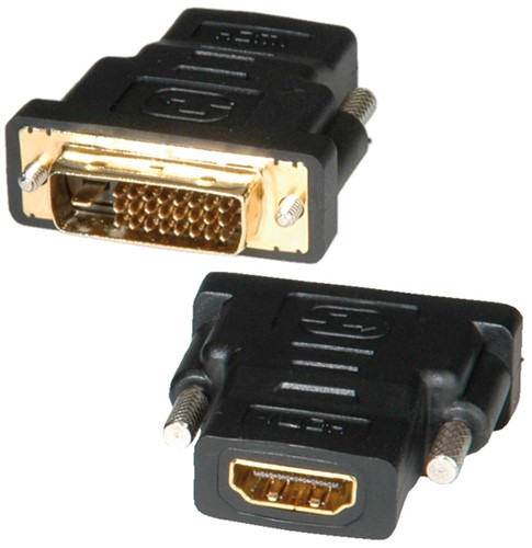 Adapter DVI-D male naar HDMI female