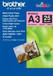 Inktjetpapier Brother A3 145g mat pk/25