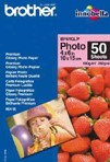 Inktjetpapier Brother 10x15cm 190g glossy pk/50