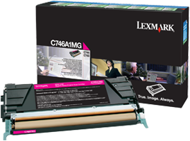 Tonercartridge Lexmark C746A1MG magenta