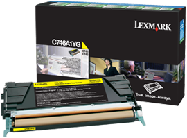 Tonercartridge Lexmark C746A1YG geel
