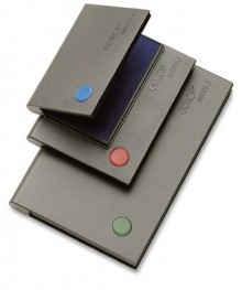 Stempelkussen  9x16cm groen