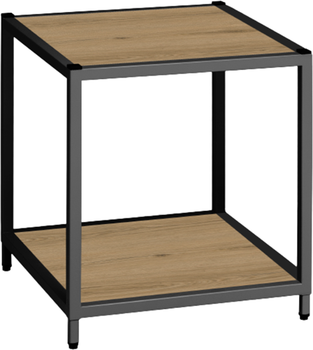 Flexwall frame XS (40 cm breed) - wit - 1 OH (46cm hg) - YT49A - eiken