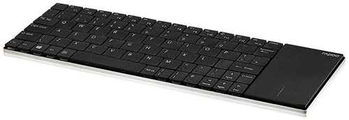 Toetsenbord Rapoo "E2710" 2.4 GHz draadloos ultraslank multimedia, UI, Zwart-2