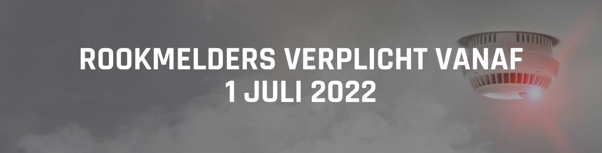 Rookmelders verplicht vanaf 1 juli 2022