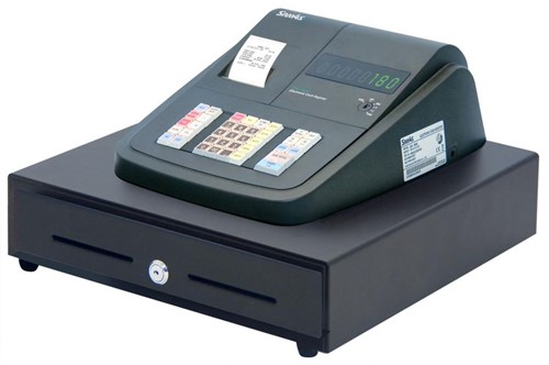 Kassa Sam4s model ER-180TB met grote lade, exclusief programmering