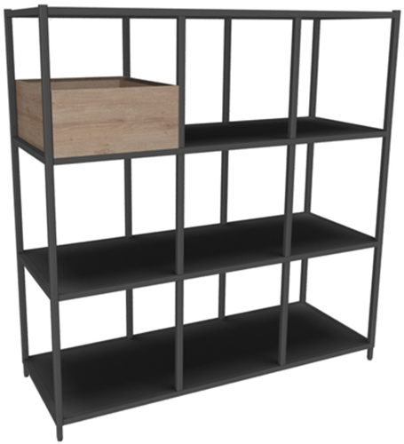 Inbouw plantenbakken (36,8 br x 18 hg x 43 dp) - zwart - Keuze 1