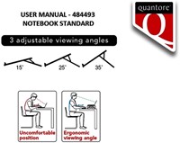 Notebookstandaard Quantore E-Z-3