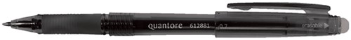 Gelschrijver Quantore uitwisbaar 0,7mm zwart