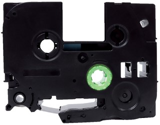 Brothertape TZE-211 Quantore  6mm zwart op wit-2