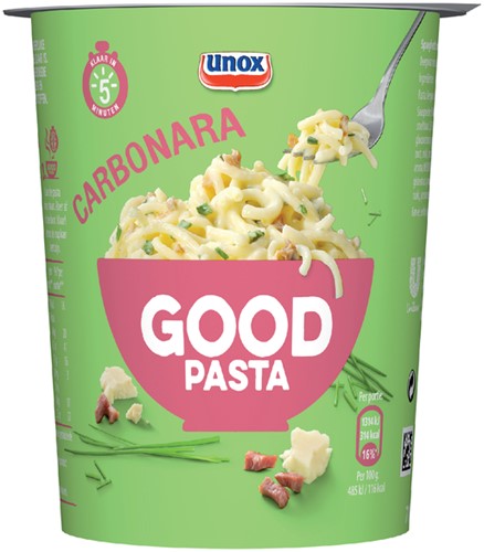 Unox good pasta spaghetti carbonara 1 cup-3