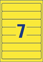 Etiket ordner 192x38mm Avery L4765 geel 20vel-2
