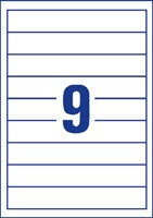 Etiket ordner 192x38mm Avery C32266-25 wit 25vel-2