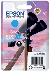 Inkcartridge Epson T02W2 502XL cyaan