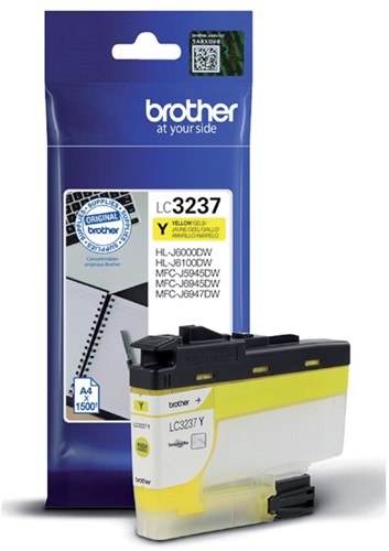Inktcartridge Brother LC3237 1.5K geel