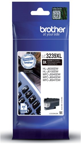 Inktcartridge Brother LC3239XL 6K zwart