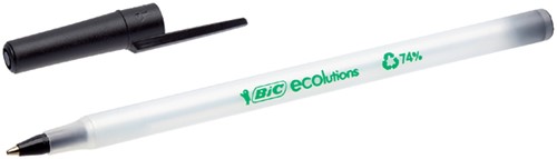 Balpen Bic Ecolutions round stic zwart-3