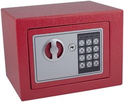 Kluis Pavo mini 230x170x170mm elektronisch rood