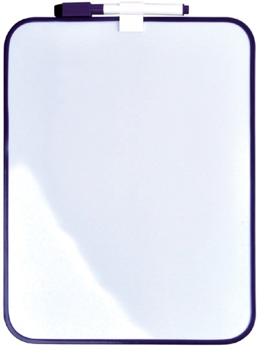 Viltstiftbord Desq 21.5x28cm + marker profiel paars