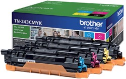Toner Brother TN-243 1K zwart + 3 kleuren