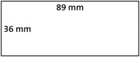 Etiket Dymo  36x89mm adres ds/24 rol 13187-3