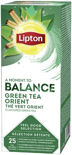 Thee Lipton green tea tchae orient 1.5gr pk/25
