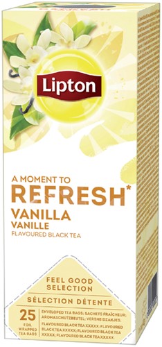 Thee Lipton Refresh Vanille pk/25