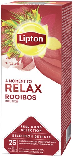 Thee Lipton Relax Rooibos pk/25