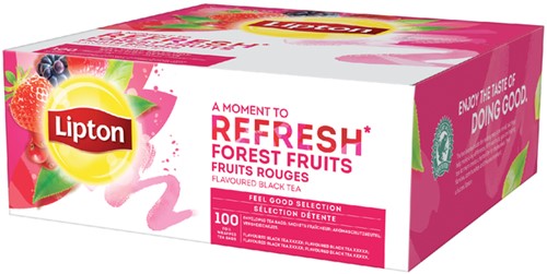 Thee Lipton Refresh Bosvruchten pk/100