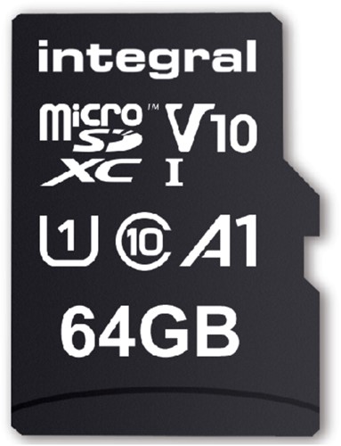 Geheugenkaart Integral Micro SDXC V10 64GB