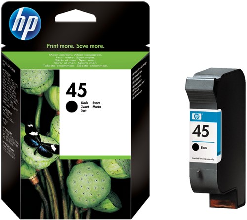 Inktcartridge HP 51645A (45) zwart