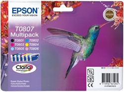 Inktcartridge Epson T080740 multipack pk/6