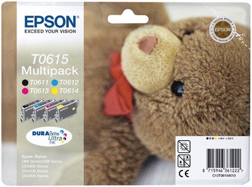 Inktcartridge Epson T06154010 multipack pk/4