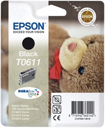 Inktcartridge Epson T061140 zwart