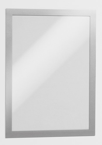 Duraframe Durable A4 zelfklevend zilvergrijs pk/10