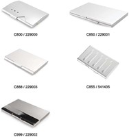 Visitekaartdoosje metaal/chroom-2