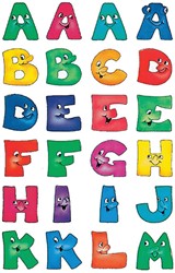 Etiket Herma 4194 28mm letters a-z gezichten 48stuks