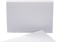 Systeemkaarten   80x130 wit pk/100-2