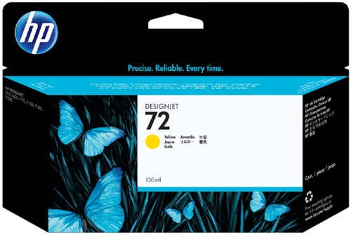 Inktcartridge HP C9373A (72) HC geel