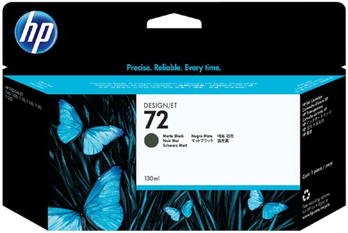Inktcartridge HP C9403A (72) LC mat zwart