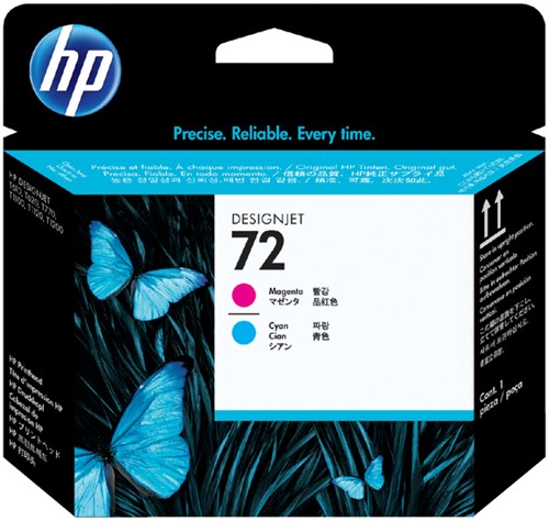 Printkop HPC9383A (72) magenta/cyaan