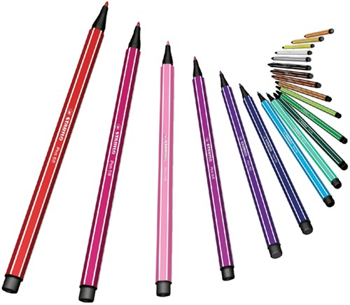 Viltstift STABILO Pen 68/056 neon roze-2