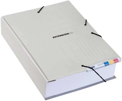 Dossiermap Jalema Extension met clip grijs-2